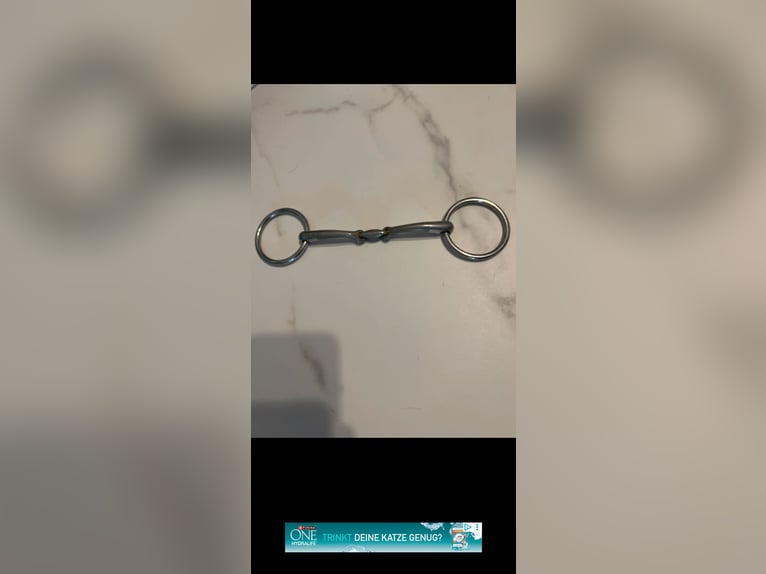 HS Sprenger SATINOX doppelt gebrochen Unterlegtrense 14,5cm