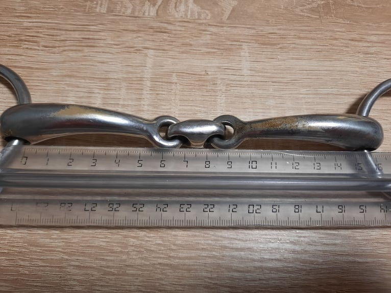 Wassertrense doppelt gebrochen Gebiss 15,5cm 18mm ergonomisch