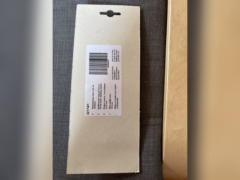 Wassertrense hohl 12,5 cm 