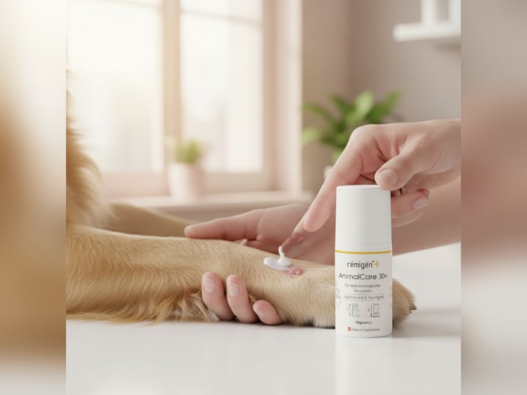 remigen+ AnimalCare 30+ | Lotion | Schweizer Hautpflege für Pferde | Wunden | Narben | Verletzungen
