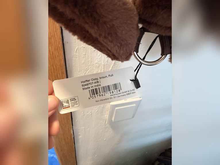 Neu Teddyhalfter braun Wb