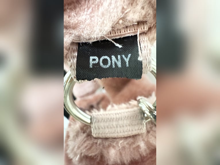 Rosa Pony Plüschhalfter mit passendem strick ,,unbenutzt“ von Showmaster 