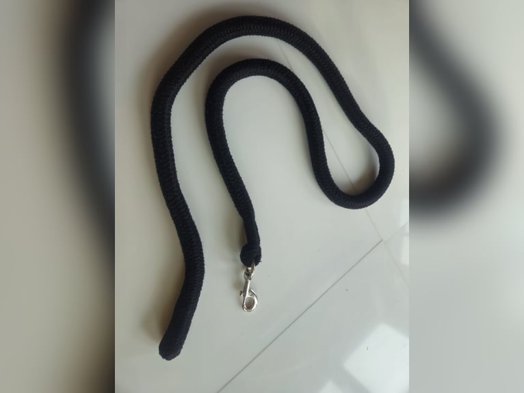 Jumbo Führstrick extra stabil aus Baumwolle, schwarz