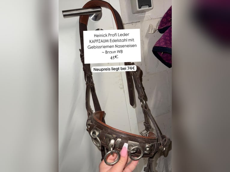 Heinick-Reitsport Profi Leder KAPPZAUM