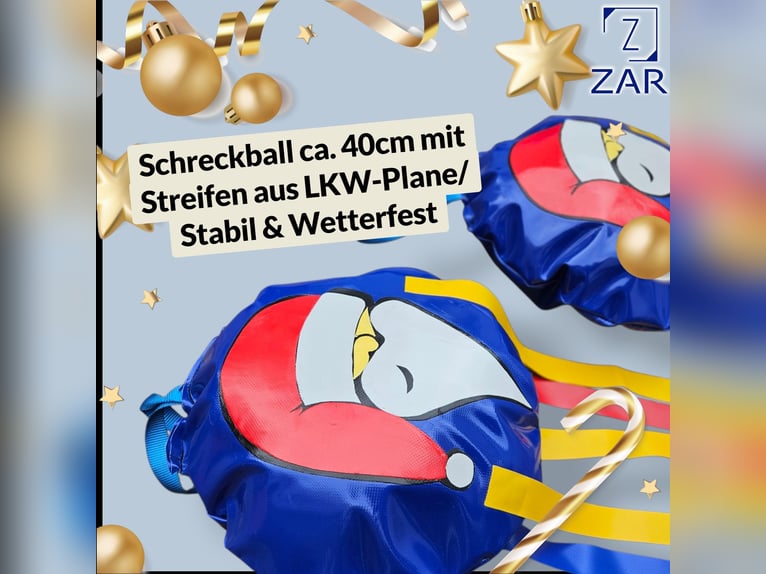 Flatterball als Weihnachtsgeschenk Pferdetraining Geschenk Schreckball Gelassenheitstraining 