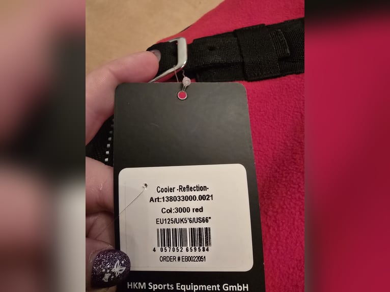 Abschwitzdecke Rot 125 