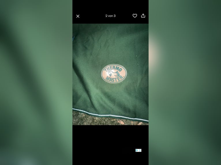 Abschwitzdecke Thermo Master 145cm grün