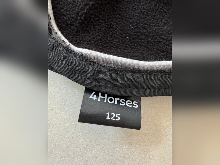 Schwarze 4horses Abschwitzdecke
