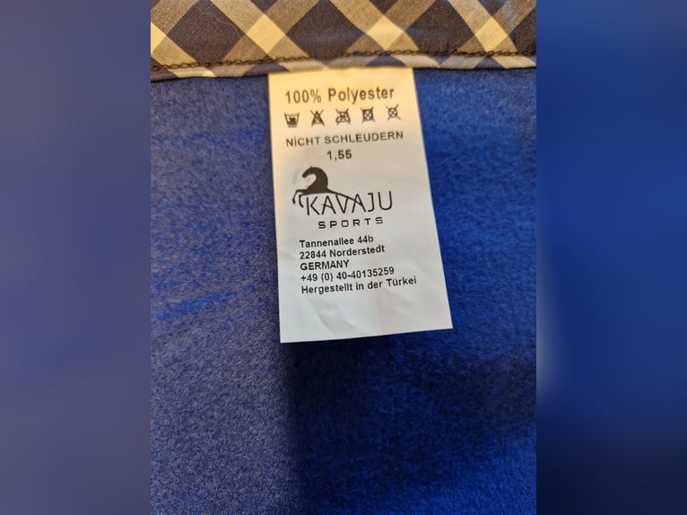 Set Abschwitzdecke Schabracke KAVAJU 155cm Dressur WB DR Blau NEU
