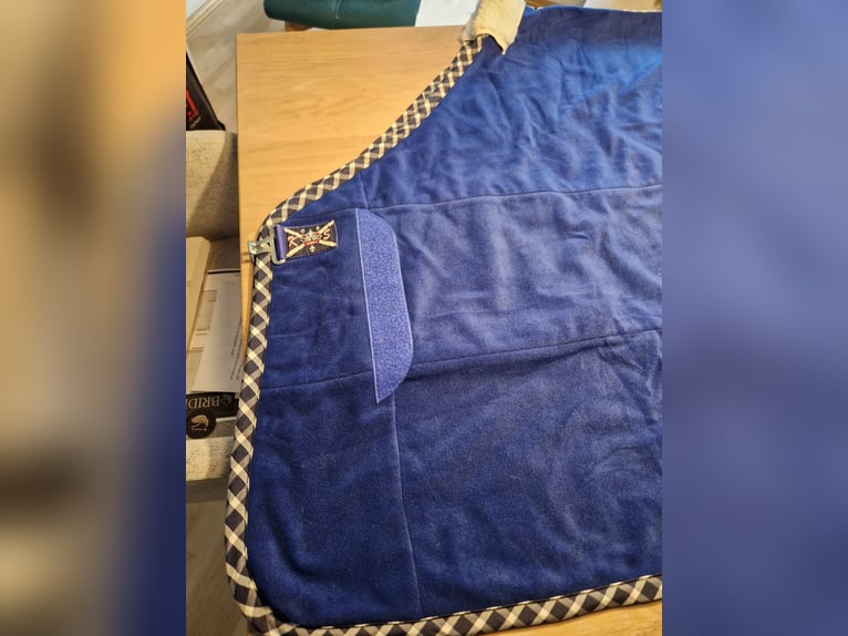 Set Abschwitzdecke Schabracke KAVAJU 155cm Dressur WB DR Blau NEU