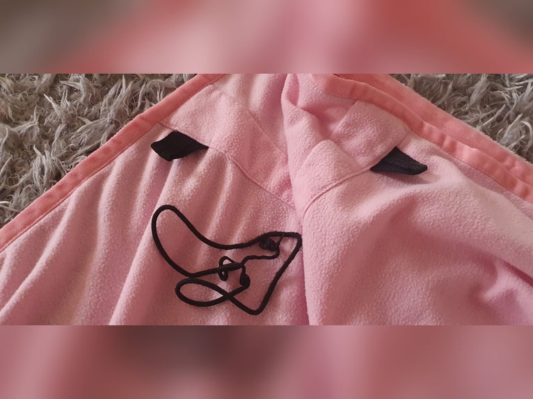 Equitheme Fleece Ausreit Decke 130 cm rosa