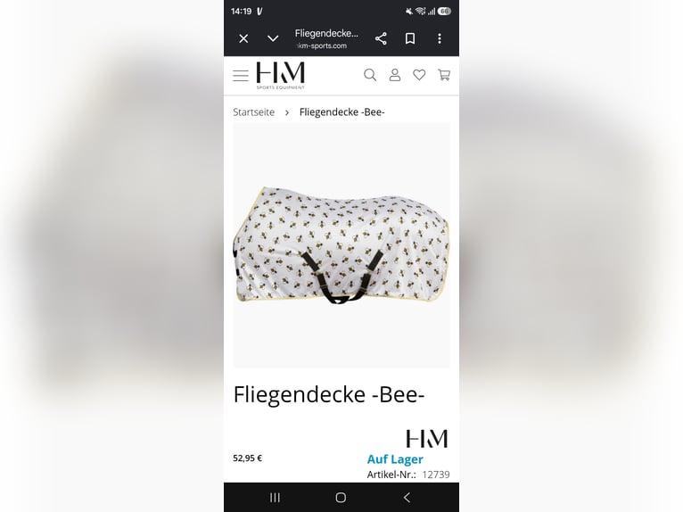Fliegendecke 1,65