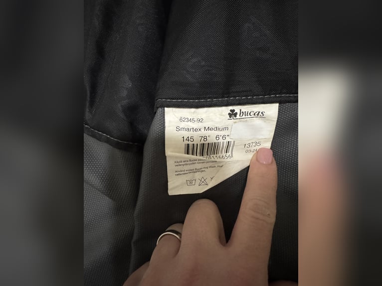 Bucas Smartex Medium 150g, stay dry Fleece, 145cm, TOP