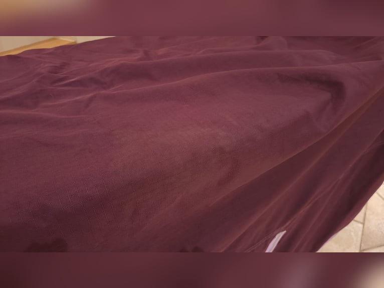 High Neck Outdoordecke 155 cm mit Fleecefutter Brombeer weinrot bordeaux