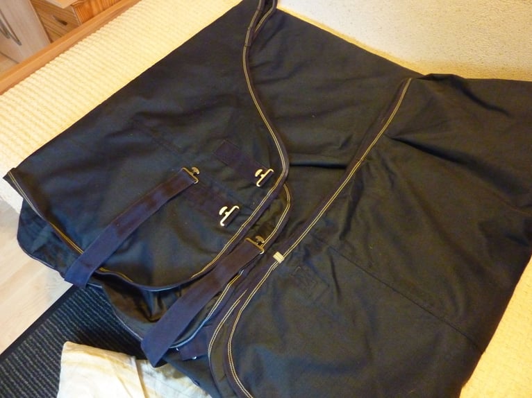 Kavalkade Outdoor Decke Montreal 155cm, 100g,Navy