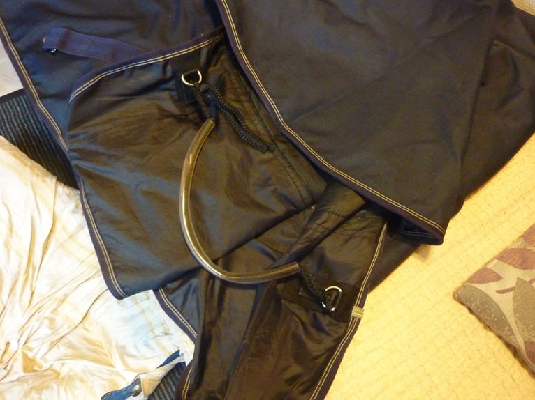 Kavalkade Outdoor Decke Montreal 155cm, 100g,Navy