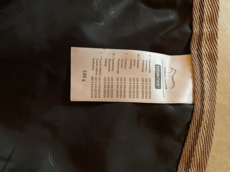 Regendecke 135cm, 100g, professionell gereinigt und imprägniert