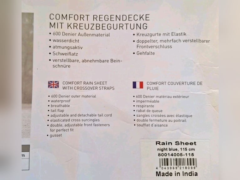 Regendecke 115 cm