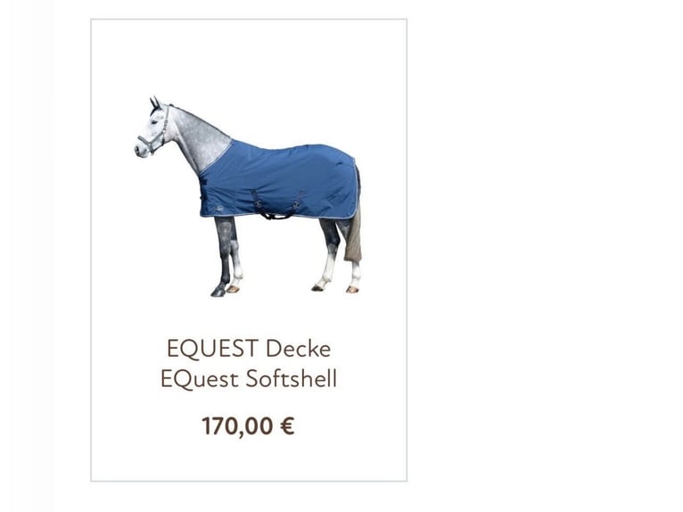 Soft Shell Decke Equest Geöße 155 cm