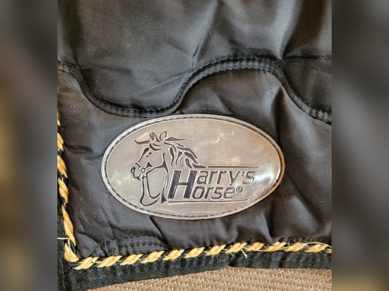 schwarze Harry's Horse Pferdedecke/Stalldecke Highliner 145 cm