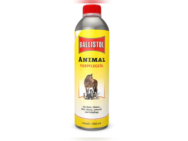 Ballistol Animal Tierpflegeöl Haut, Pfoten, Huf, Schweif, Ohren und Fellpflege 500ml UVP 19,99€
