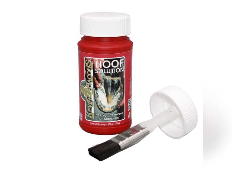 Kevin Bacon’s Hoof Solution Doppelpack 2 x 150 g Hufpflege für Pferde Mit integriertem Bürstenpnsel