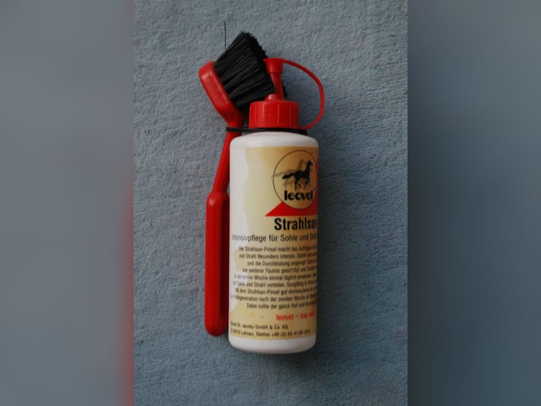 Leovet Strahlsan mit Bürstchen - Huf-Pflege für Sohle und Strahl bei Strahlfäule