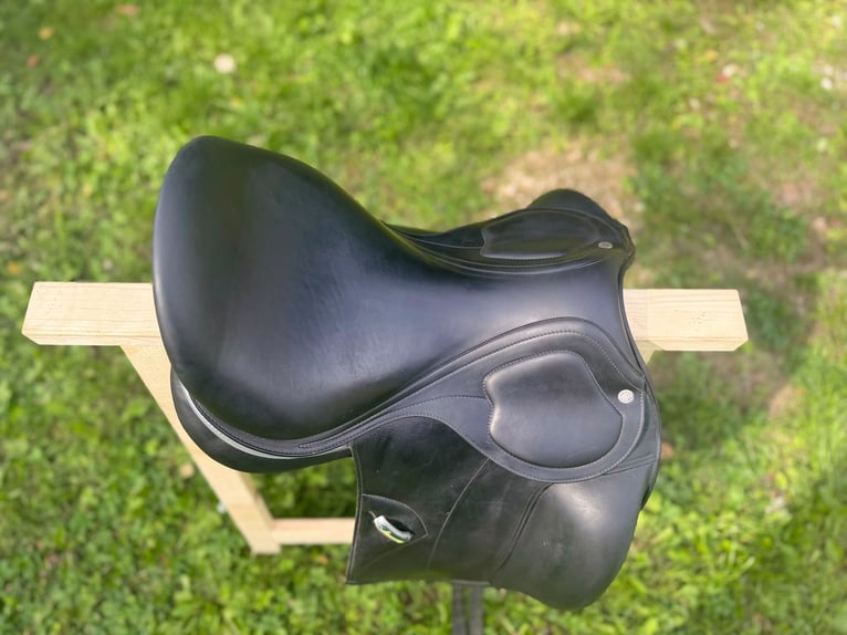 Amerigo Pasubio Dressursattel 17,5" Monoblatt schwarz