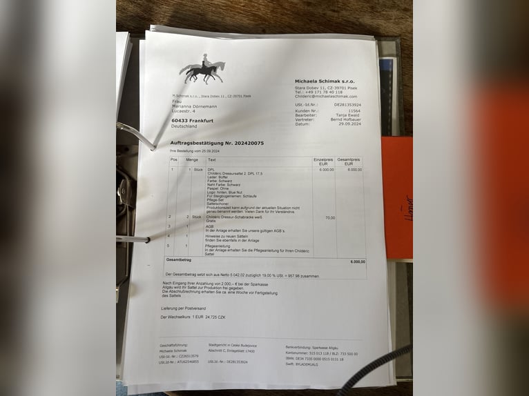 Childéric Dressursattel 17,5 Zoll