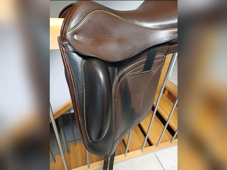 custom Saddlery Dressur Dressage Sattel Wolfgang Omni Monoflap gepflegt sauber hochwertig