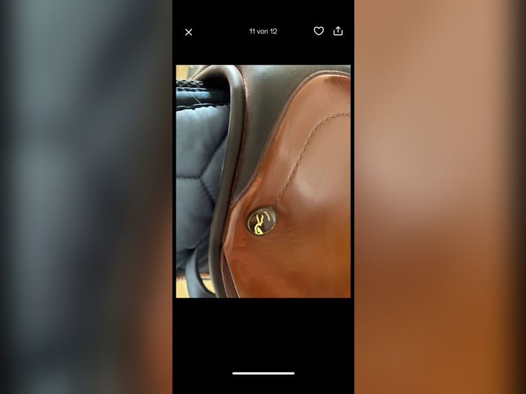 Dressursattel Leonardo Prestige 33 kw 17 Zoll braun