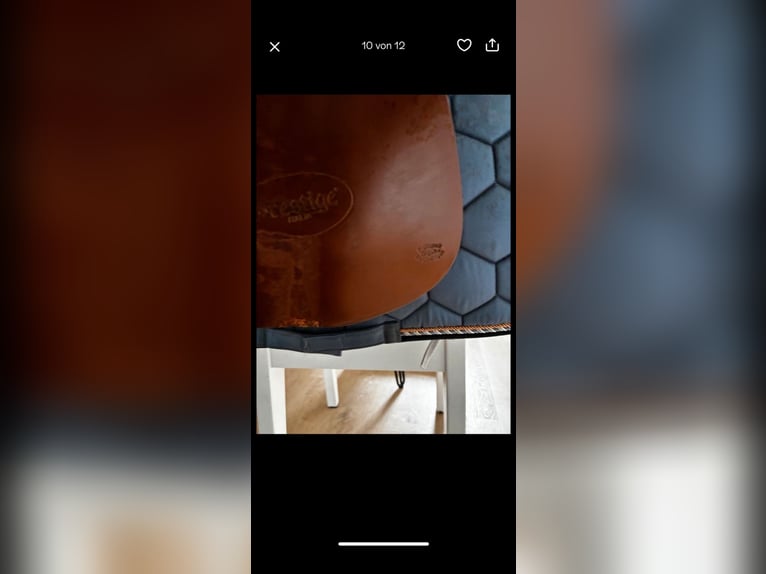 Dressursattel Leonardo Prestige 33 kw 17 Zoll braun