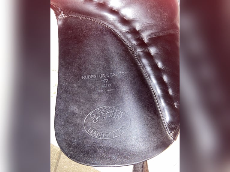 Dressursattel Passier Hubertus Schmidt 17" Zoll schwarz