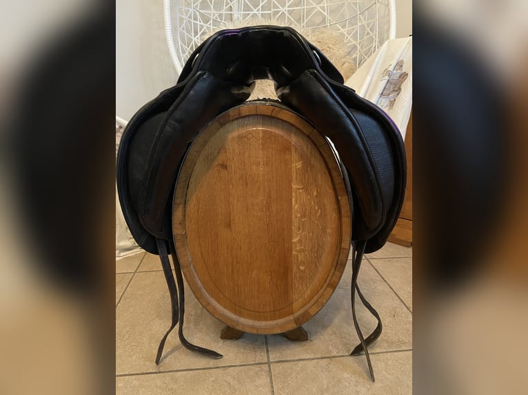 Dressursattel Passier Hubertus Schmidt 17" Zoll schwarz