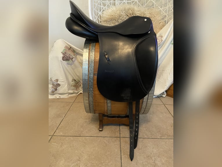 Dressursattel Passier Hubertus Schmidt 17" Zoll schwarz