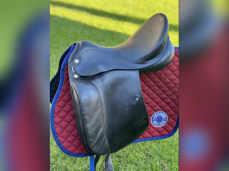 Dressursattel von Prestige - Top Dressage - Schwarz