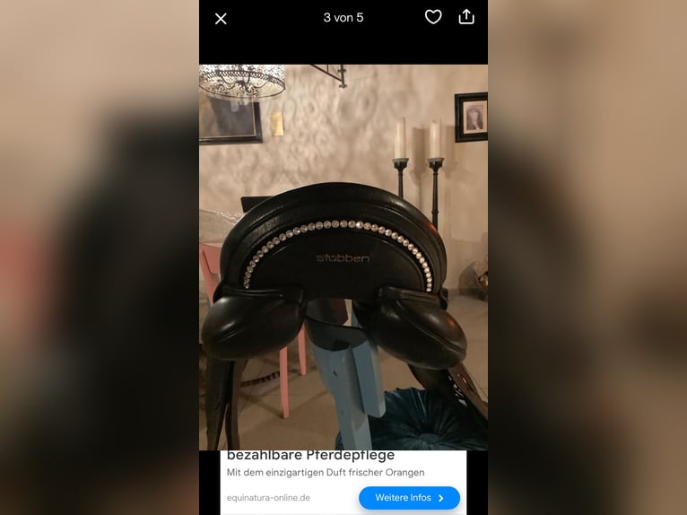 Edler Stübben DressurSattel 18 Zoll Top Zustand 