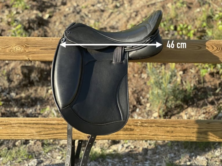 Luxus Freizeitsattel für breite Pferde — Einzelstück! — 17,5 / 18“ 43 cm KW 36, Probeversand