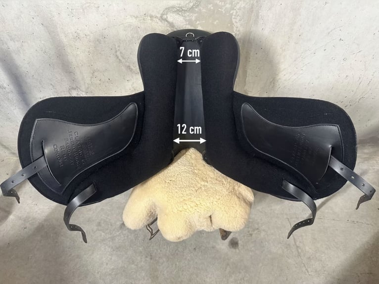 Luxus Freizeitsattel für breite Pferde — Einzelstück! — 17,5 / 18“ 43 cm KW 36, Probeversand