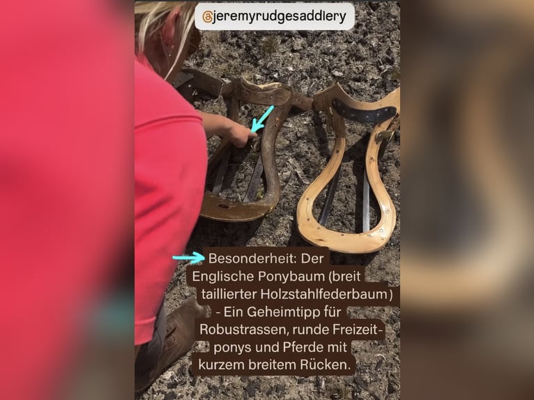 Luxus Freizeitsattel für breite Pferde — Einzelstück! — 17,5 / 18“ 43 cm KW 36, Probeversand