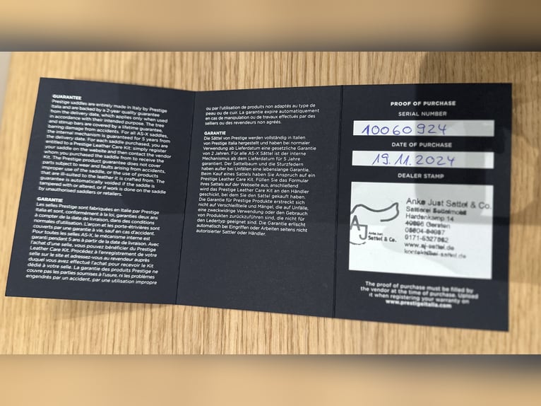 Prestige X-D2 Dressursattel