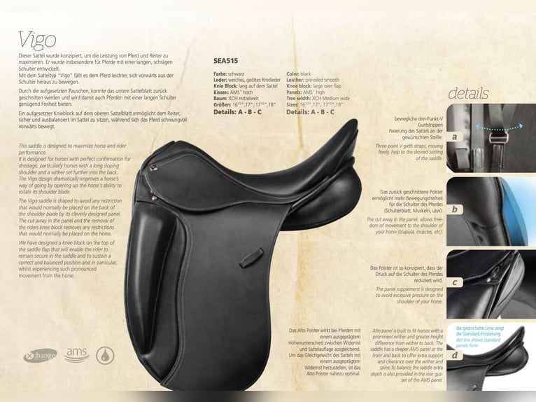 Ruiz Diaz Dressursattel Vigo