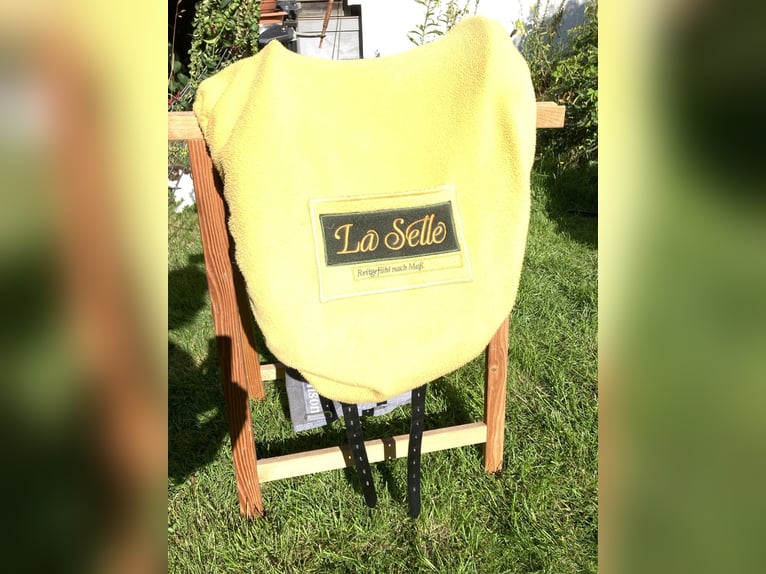 La Selle Agile Lederbaumsattel von Isländstute getragen