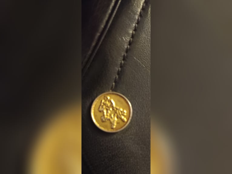 Sattel 17,5 Zoll schwarz cognac aus 1. Hand Stigur Maxhors