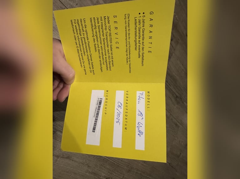 Sattel Isländer/Islandpferd Topreiter Titan Wolle 18 Zoll