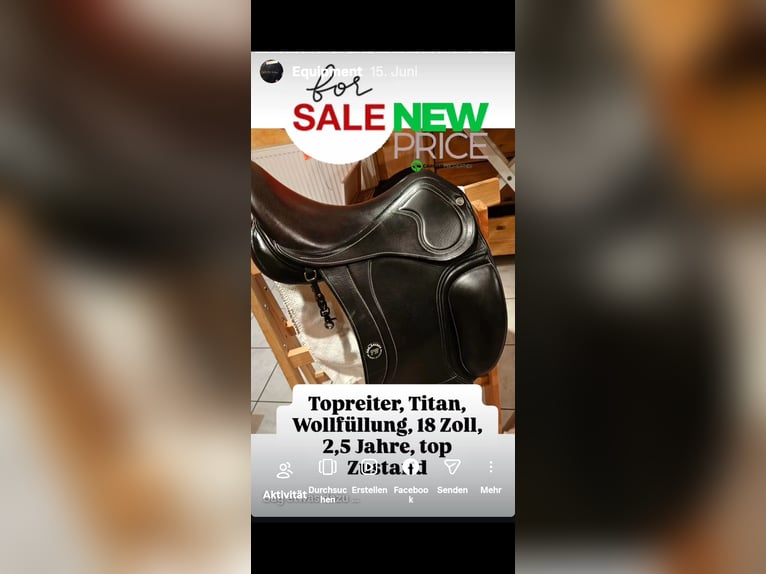 Topreiter Titan 18 Zoll Wollfüllung