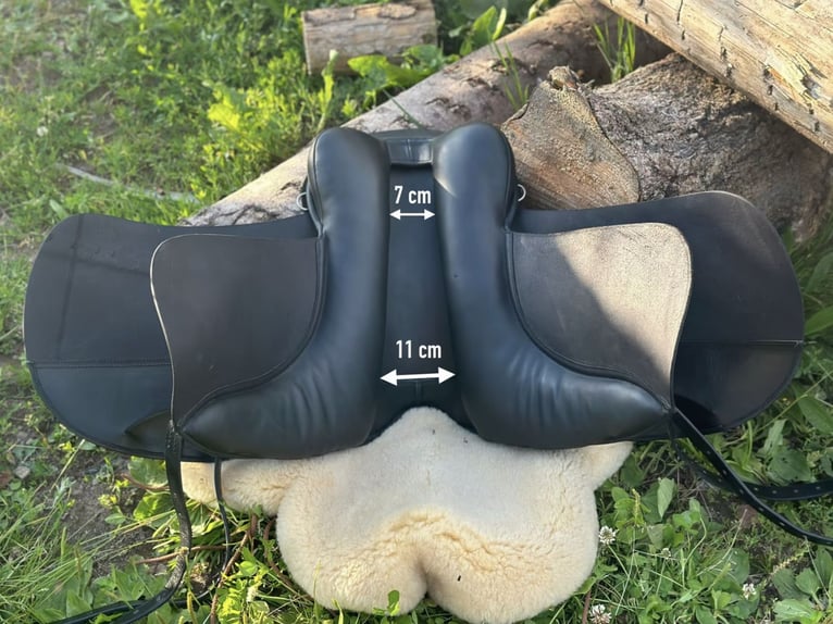 Ponysattel für Erwachsene, extra kurz 40 cm, Probeversand — Isländer Haflinger Tinker Welsh COB