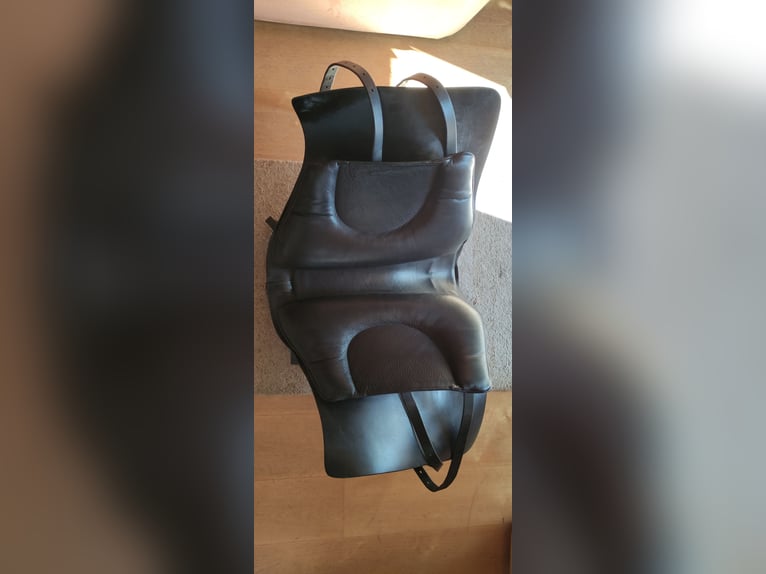 Deuber Barock Sattel schwarz