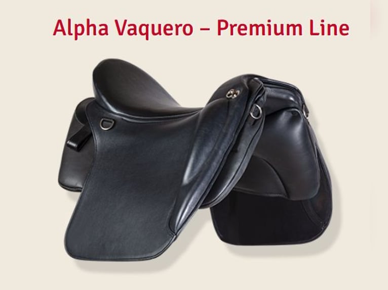 Iberosattel Alpha Vaquero schwarz