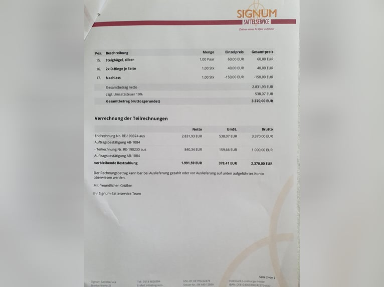 Signum Lotus, 17,5 Zoll wenig gebraucht